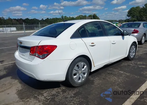 2012 Chevrolet Cruze Ls from USA, damaged, VIN 1G1PC5SH6C7365745